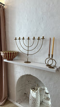 Load image into Gallery viewer, BRASS YAEL CANDLE HOLDER
