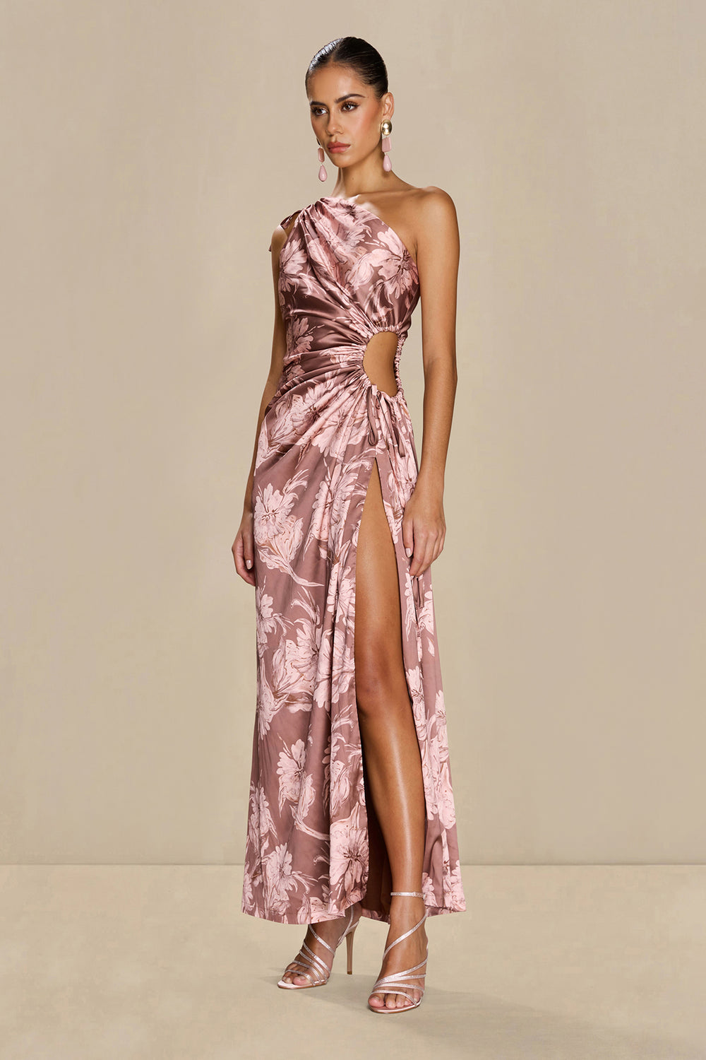 NOUR MAXI DRESS DESERT ROSE