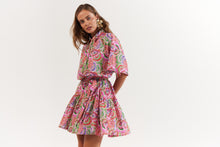 Load image into Gallery viewer, La Bohème Girls Moxie Mini Dress Cotton Agate Candy Apple
