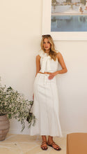 Load image into Gallery viewer, White Wanderlust Panel Maxi Skirt
