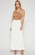 Load image into Gallery viewer, White Wanderlust Panel Maxi Skirt
