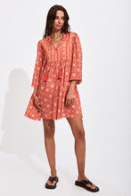 Load image into Gallery viewer, CARMEN TUNIC DRESS IN CHERRY
