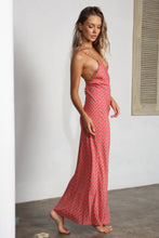 Load image into Gallery viewer, Belize Augustina Slip Maxi Dress - Raspberry Twist
