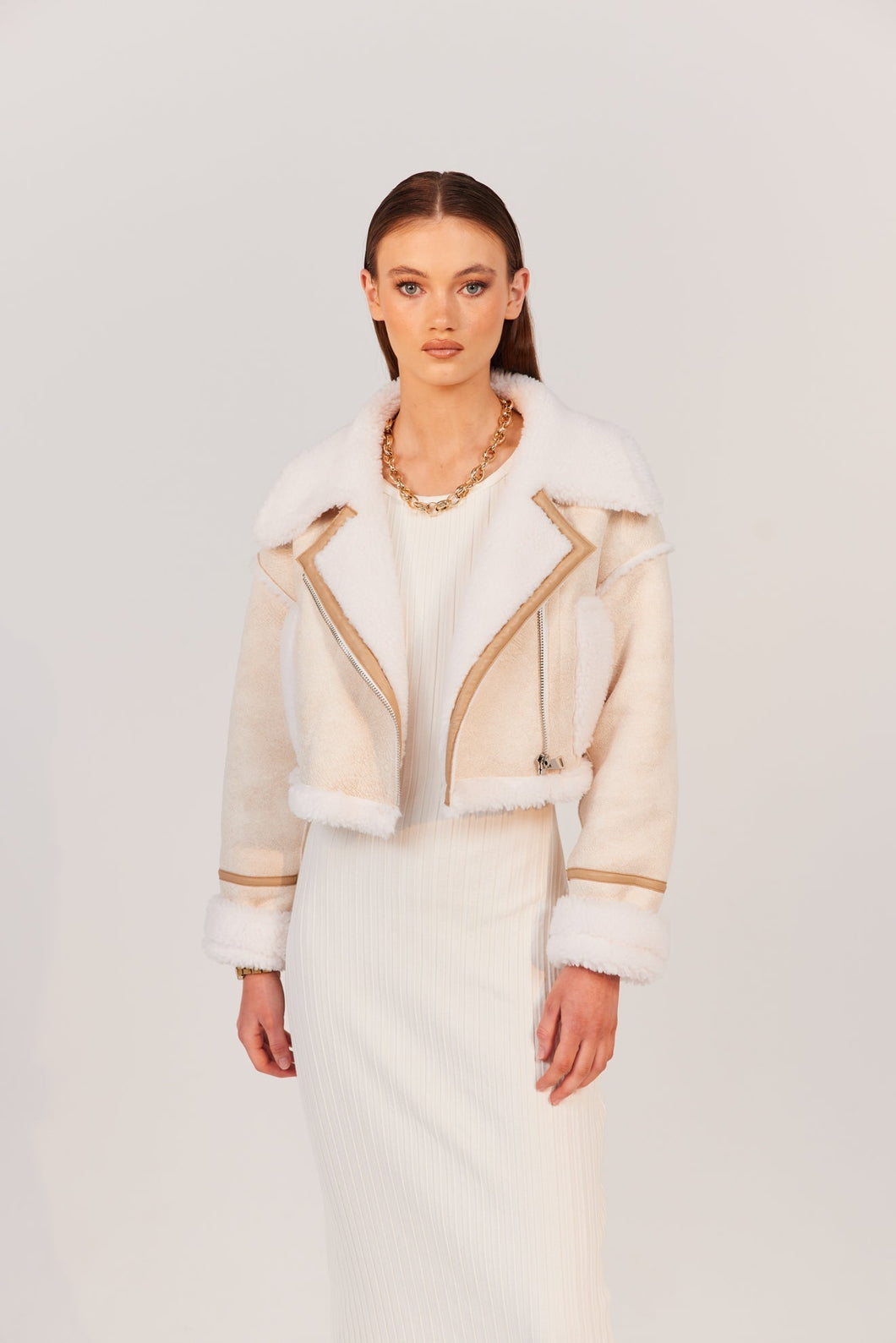 Harriet Jacket in Ivory